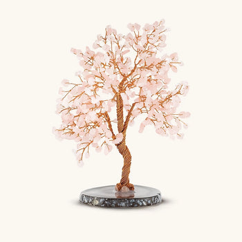 Love Harmony Rose Quartz Feng Shui Large Tree