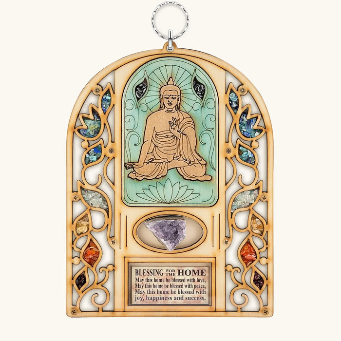 Serene Journey - Thai Buddha Wall Blessing