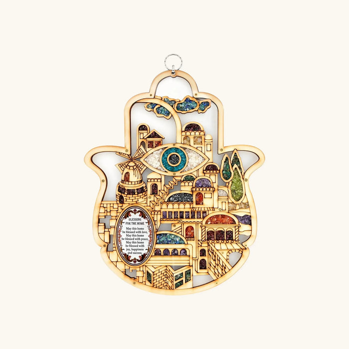 Enduring Protection Evil Eye Hamsa Wall Blessing