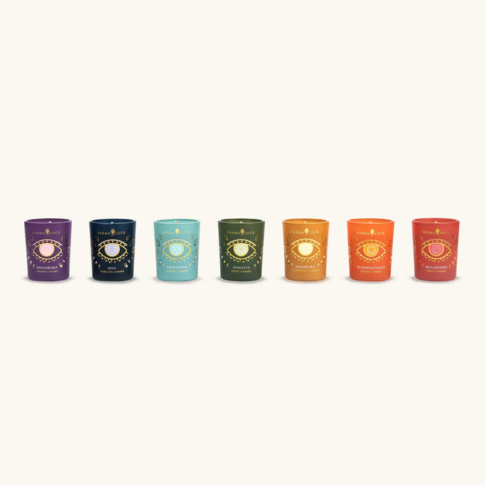 The Septet of Energy 7 Chakra Candle Set