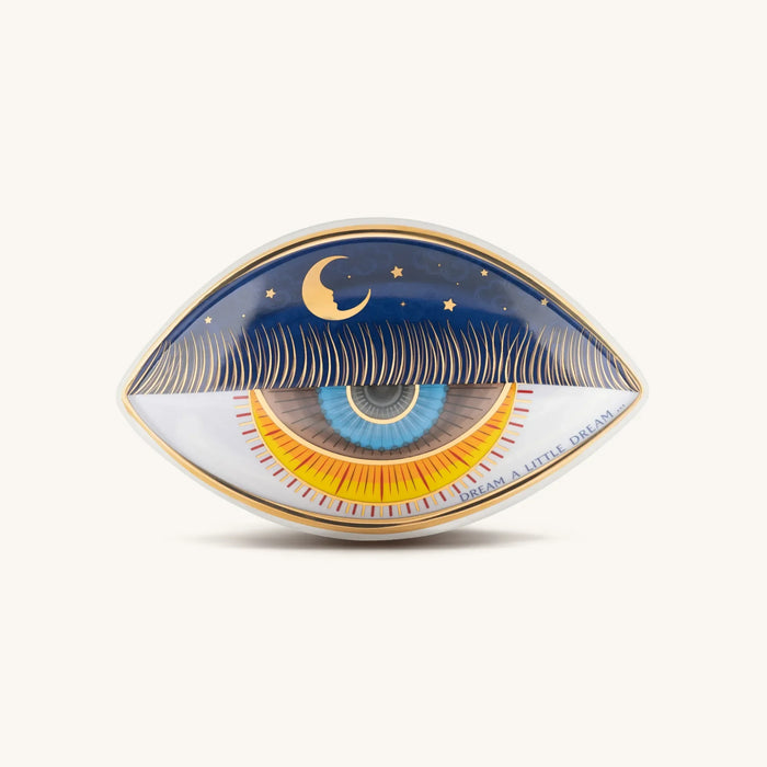 Nocturnal Peace Evil Eye Ceramic Wall Blessing