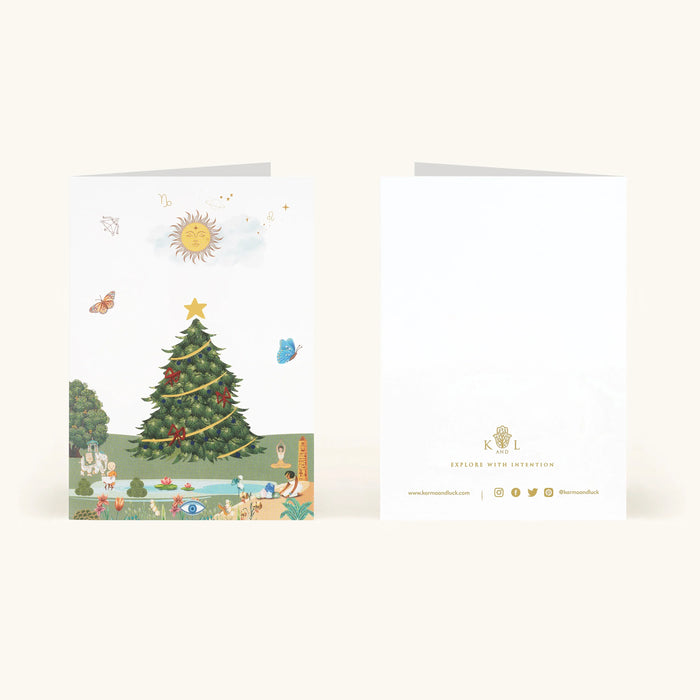 Gifted Abundance Christmas Greeting Card