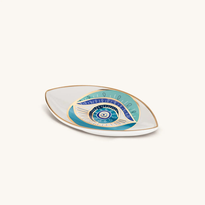 Protected with Positivity - Evil Eye Ceramic Plate