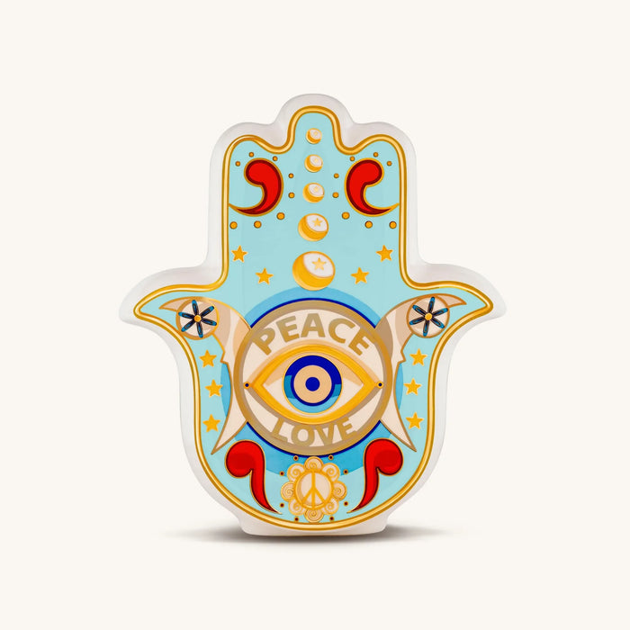 Peace & Love Hamsa Statue