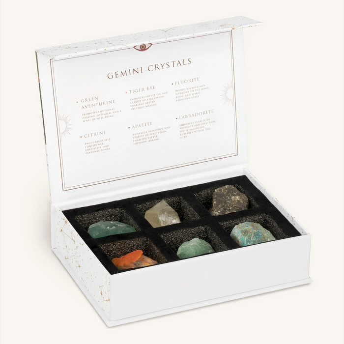 Playful Charisma Gemini Zodiac Crystal Box