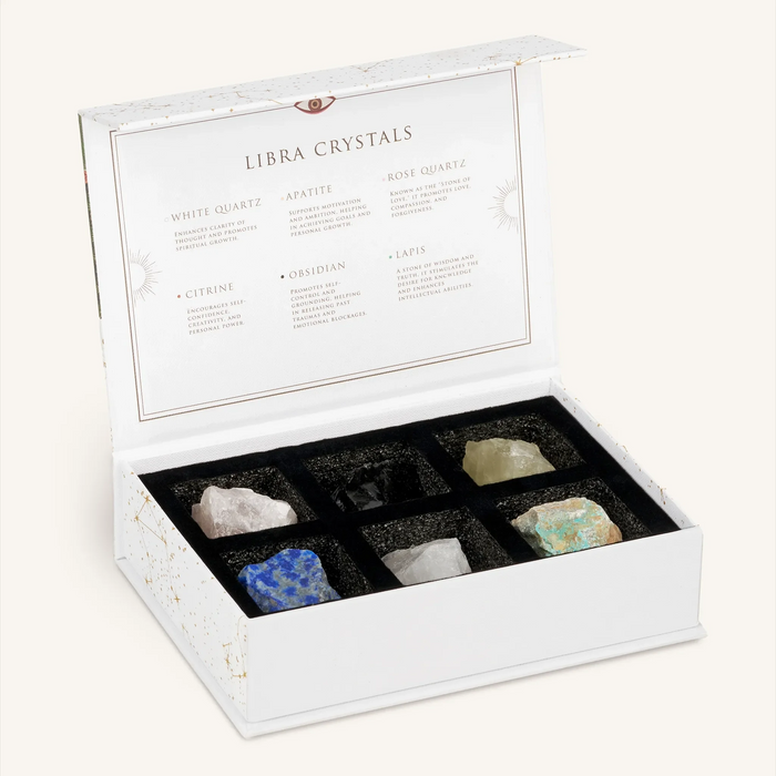 Charming Pacifist Libra Zodiac Crystal Box