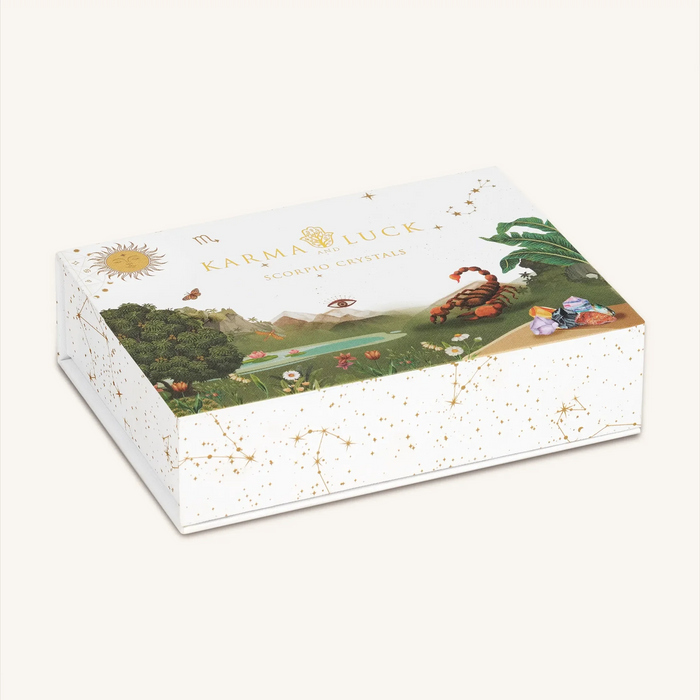 Strengthened Insight Scorpio Zodiac Crystal Box