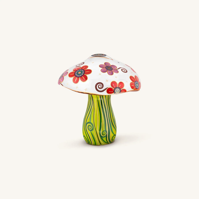 Blooming Affection Flower Mushroom Statue