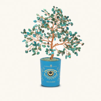 Soulful Existence Turquoise December Birthday Tree