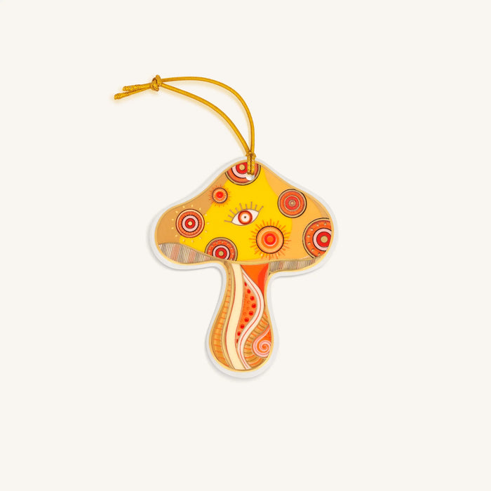 Vibrant Renewal Mushroom Ornament