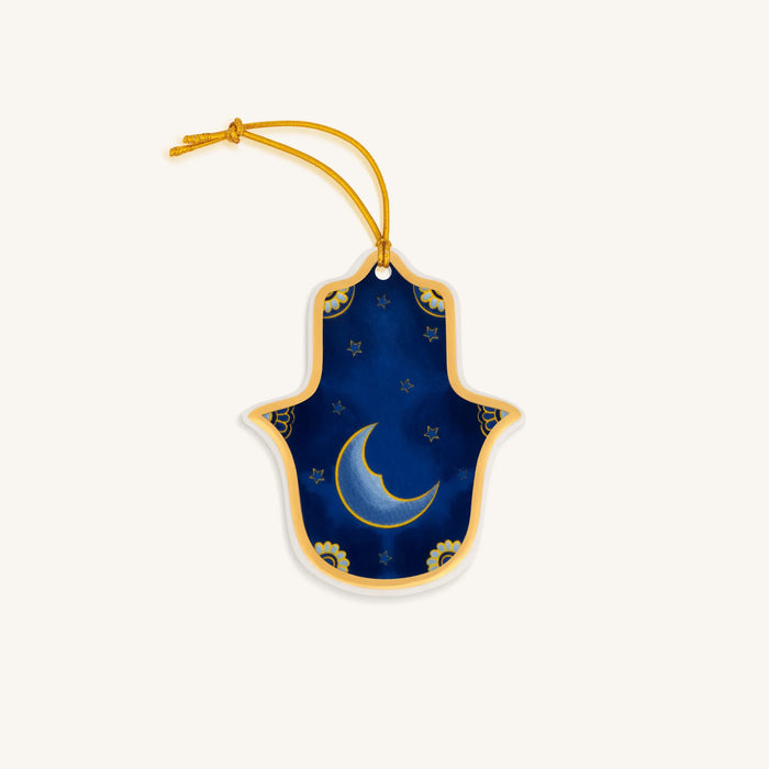Sweet Dreams Hamsa Moon Ornament
