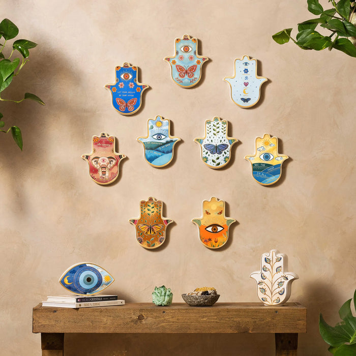 Serene Mindscape Hamsa Wall Blessing