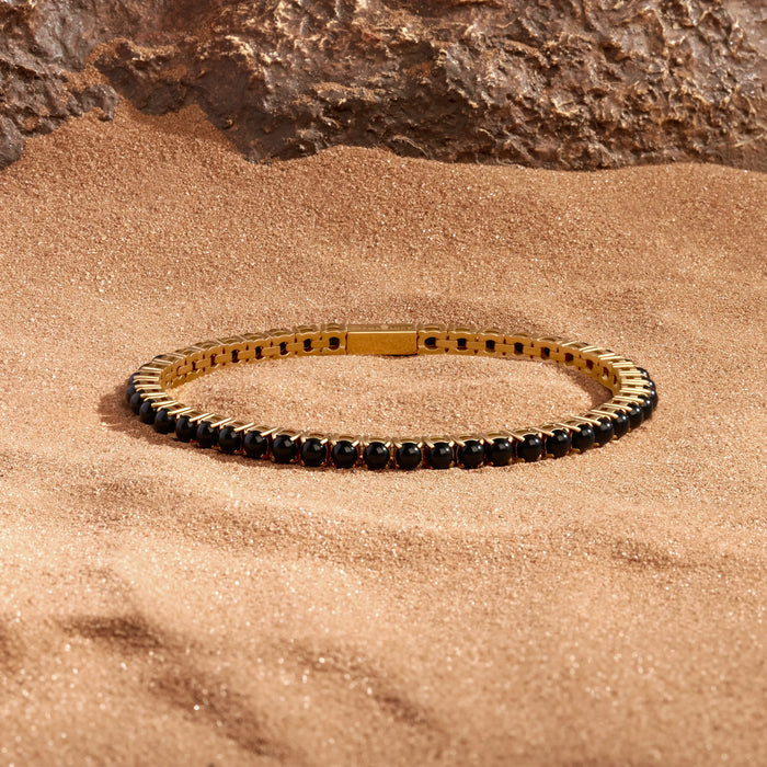 Boundless Serenity Black Agate Bracelet