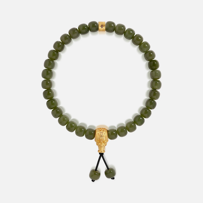 Guiding Path Guru Bead Jade Bracelet
