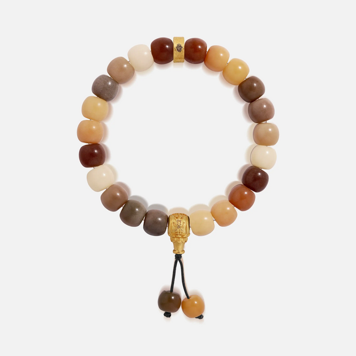 Serene Wisdom Buddhism Wood Guru Bracelet