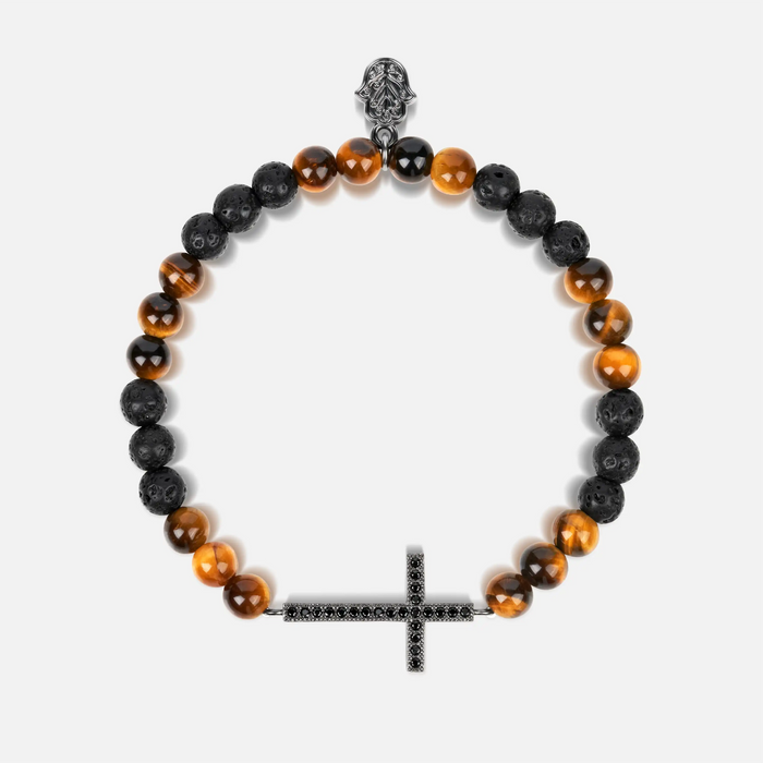 Trustworthy Source Lava Cross Bracelet