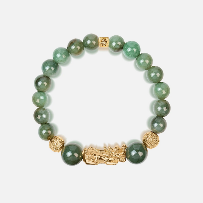 Fulfillment of Potential Jade Dragon Bracelet
