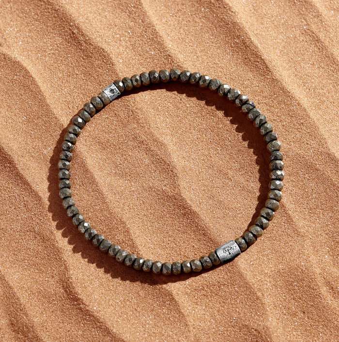 Seeking Abundance Pyrite Bracelet