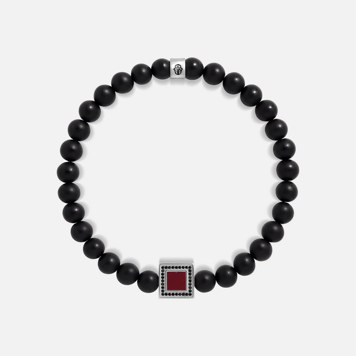 Infinite Devotion Matte Onyx Bible Nano Chip Bracelet