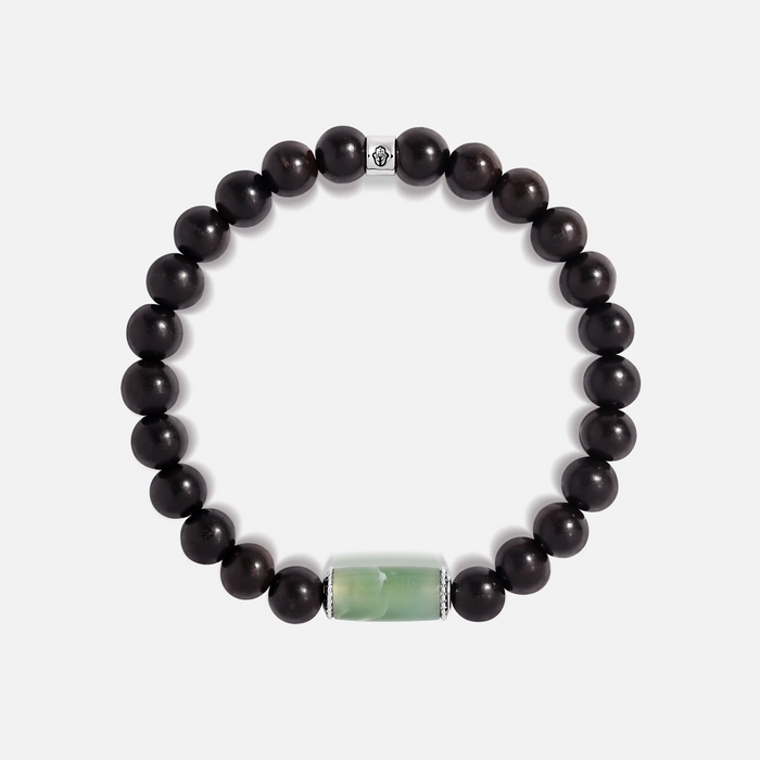 Grounded Spirit Jade & Onyx Bracelet