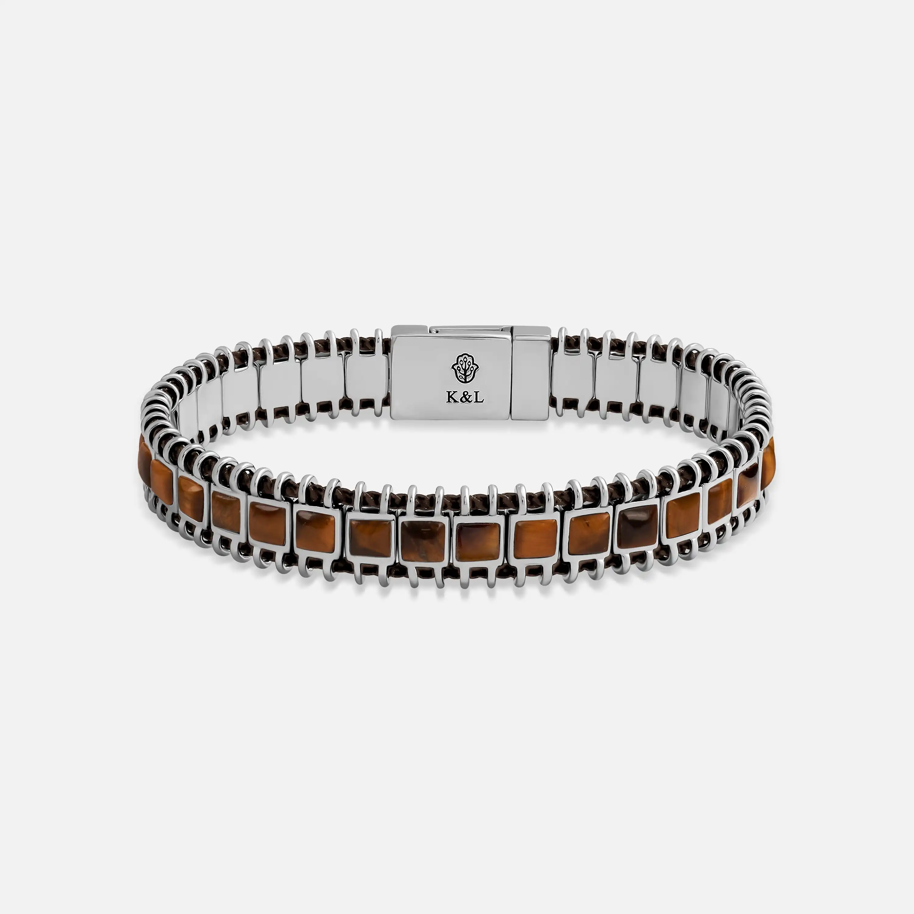 Rooted Ascension - Tiger's Eye Magnetic Bracelet | Karma and Luck