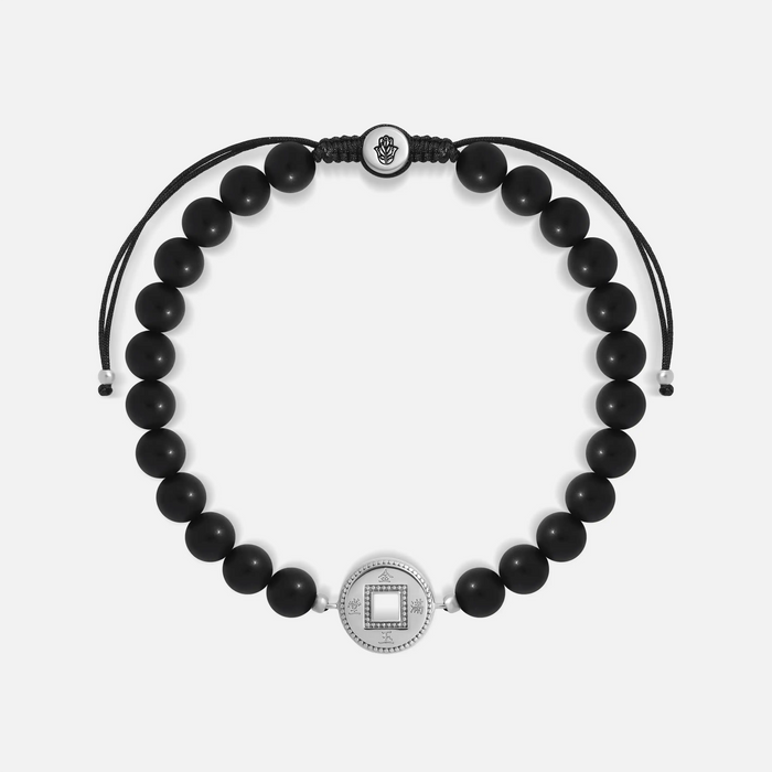 Fortune Flow Onyx Guardian Bracelet