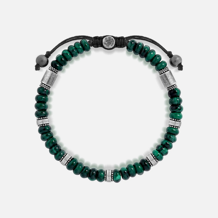 Stoic Essence Malachite Macramé Bracelet
