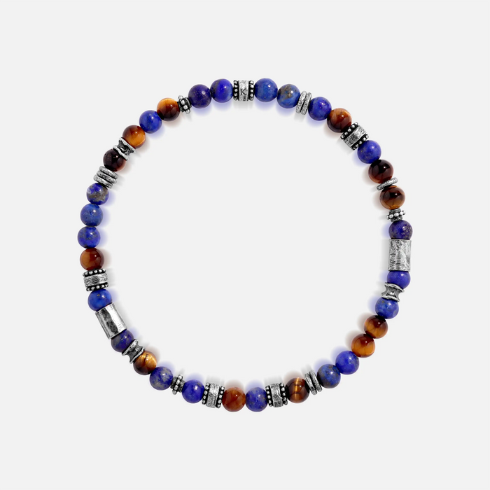 Stoic Vision Lapis & Pyrite Men’s Bracelet