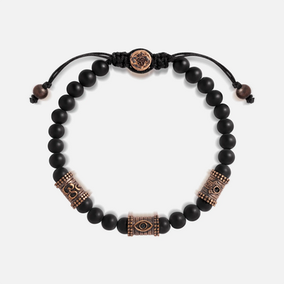 Highest Frequency Triple Protection Matte Onyx Bracelet