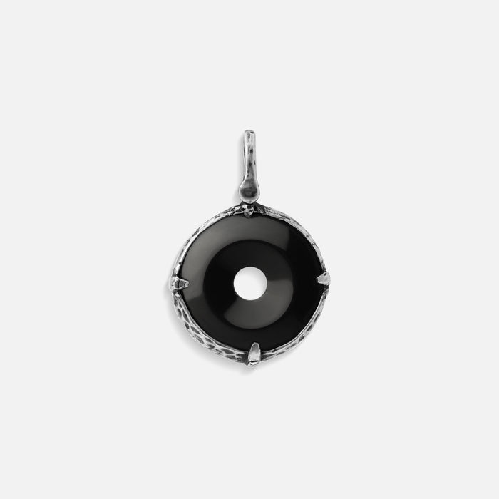 Deep Roots Onyx Donut Charm