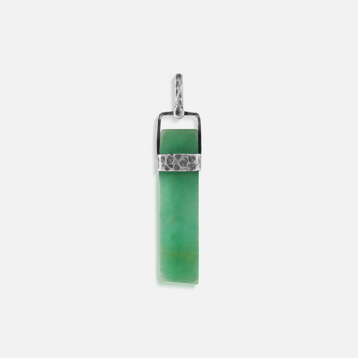 Abundant Command Aventurine Slab Charm