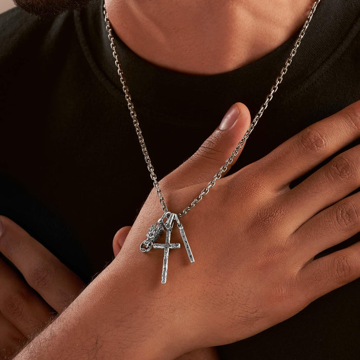Everlasting Vow Men’s Silver Necklace