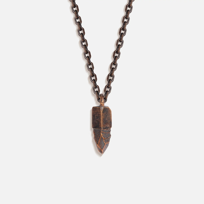 Obsidian Forge Core Balance Pendant Necklace