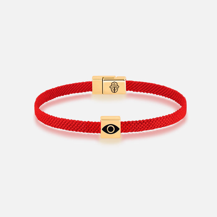 Ethereal Insight Men's Evil Eye Red String Bracelet