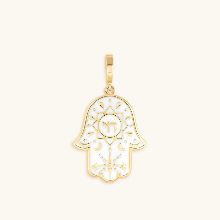 Infinite Peace Hamsa Charm