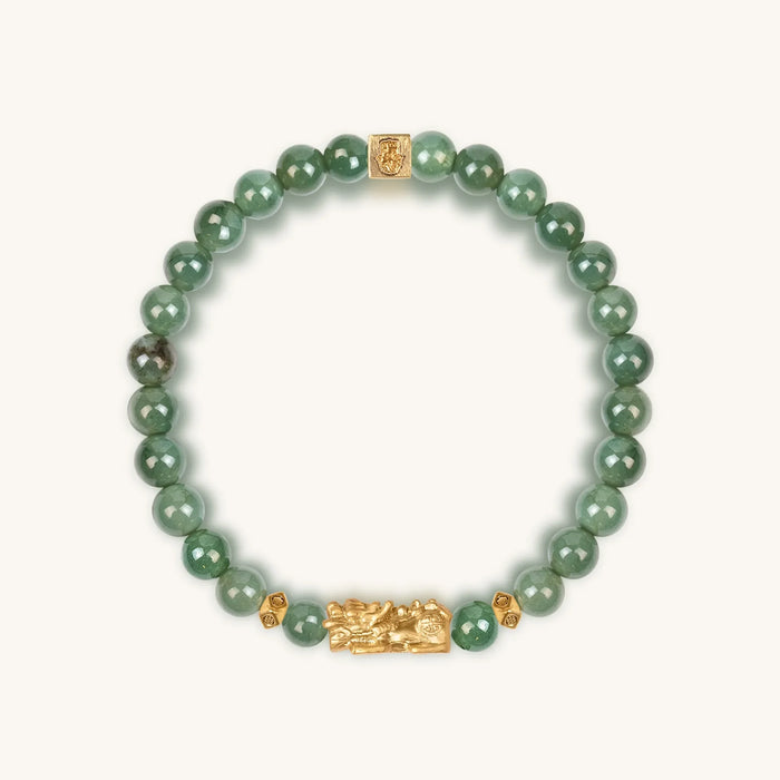 Untamed Spirit Jade Dragon Feng Shui Bracelet