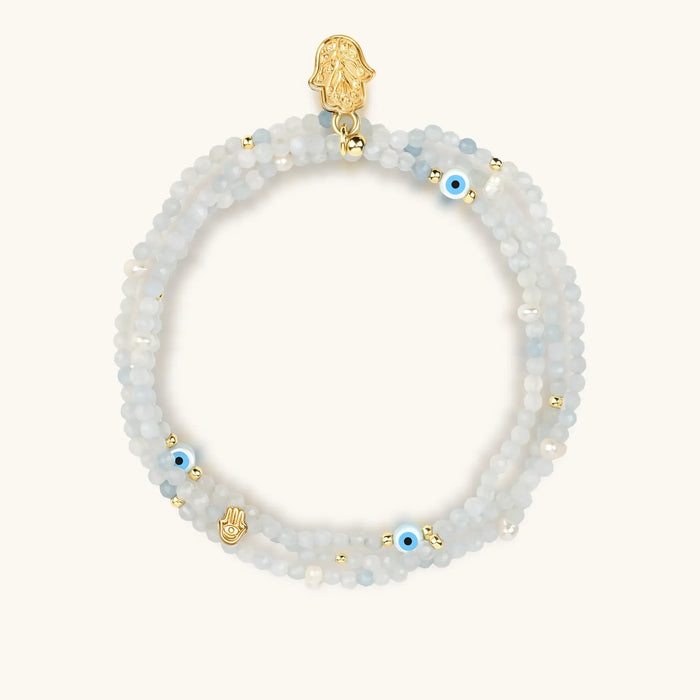 Dreamy Spirit Aquamarine March Birthstone Wrap