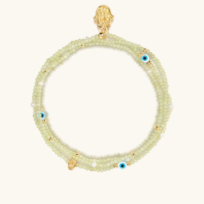 Enthusiastic Spirit Peridot August Birthstone Wrap