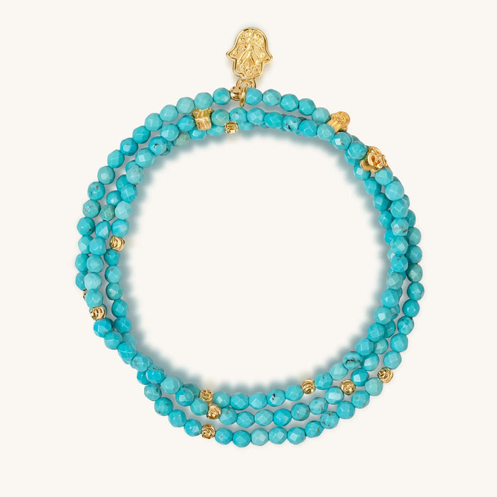Blessed Tranquility Turquoise Wrap