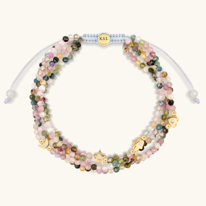 Helping Hand Watermelon Tourmaline Bracelet
