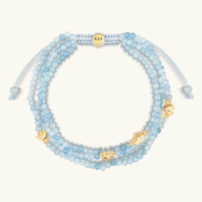 Hidden Depths Aquamarine Bracelet