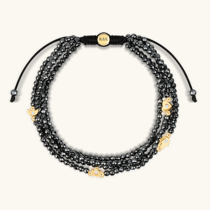 Shining Connection Hematite Bracelet