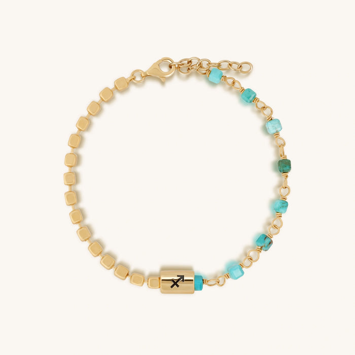 Spiritual Wanderlust Turquoise Sagittarius Bracelet