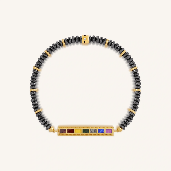 Radiant Flow Seven Chakra Energy Bracelet