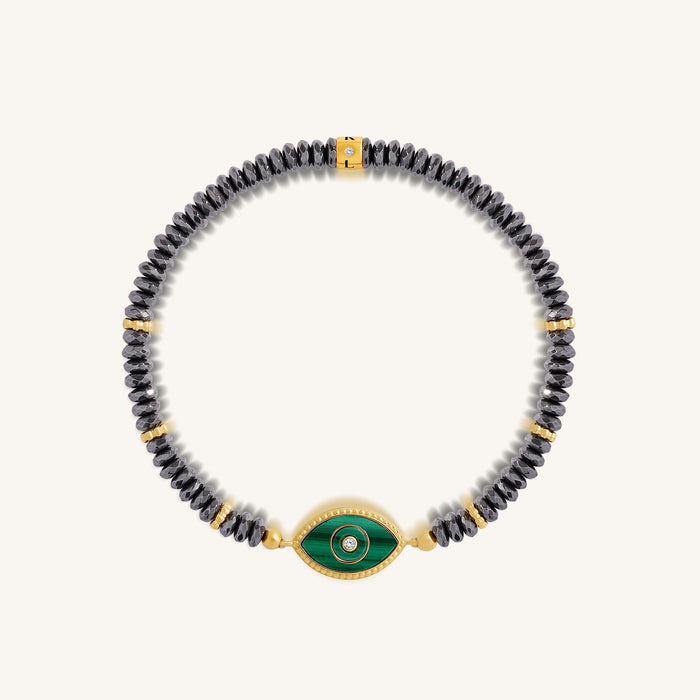 Protective Harmony Hematite & Malachite Bracelet
