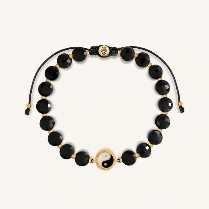 Equilibrium Essence Yin Yang Onyx & Mother of Pearl Bracelet