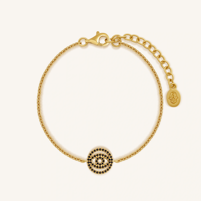 Guardian Gaze Evil Eye Gold Bracelet