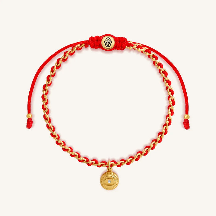 Divine Shield Red String Evil Eye Bracelet