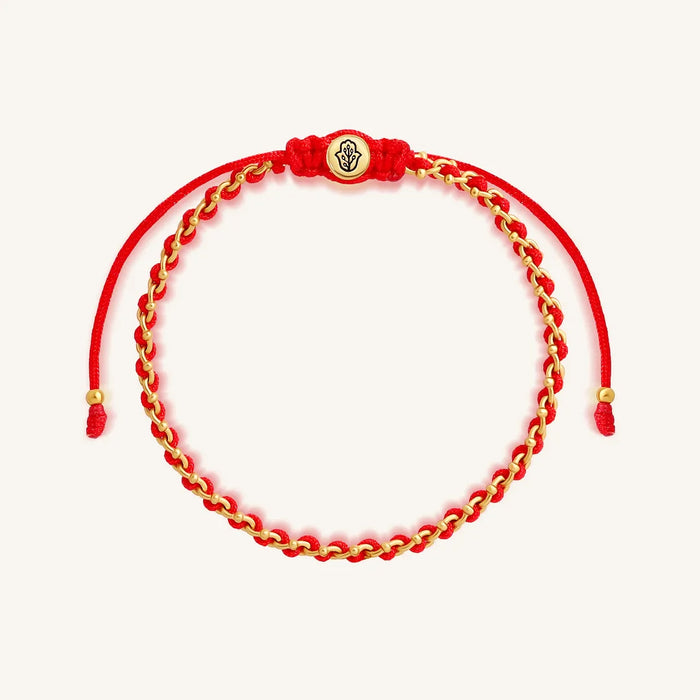 Harmony Bound Red String Bracelet