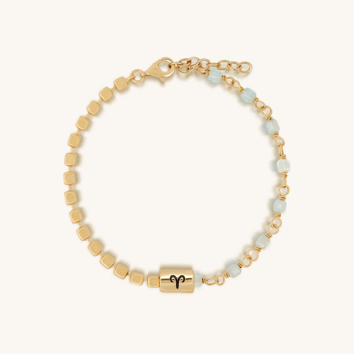 Motivated Passion Aries Aquamarine Bracelet